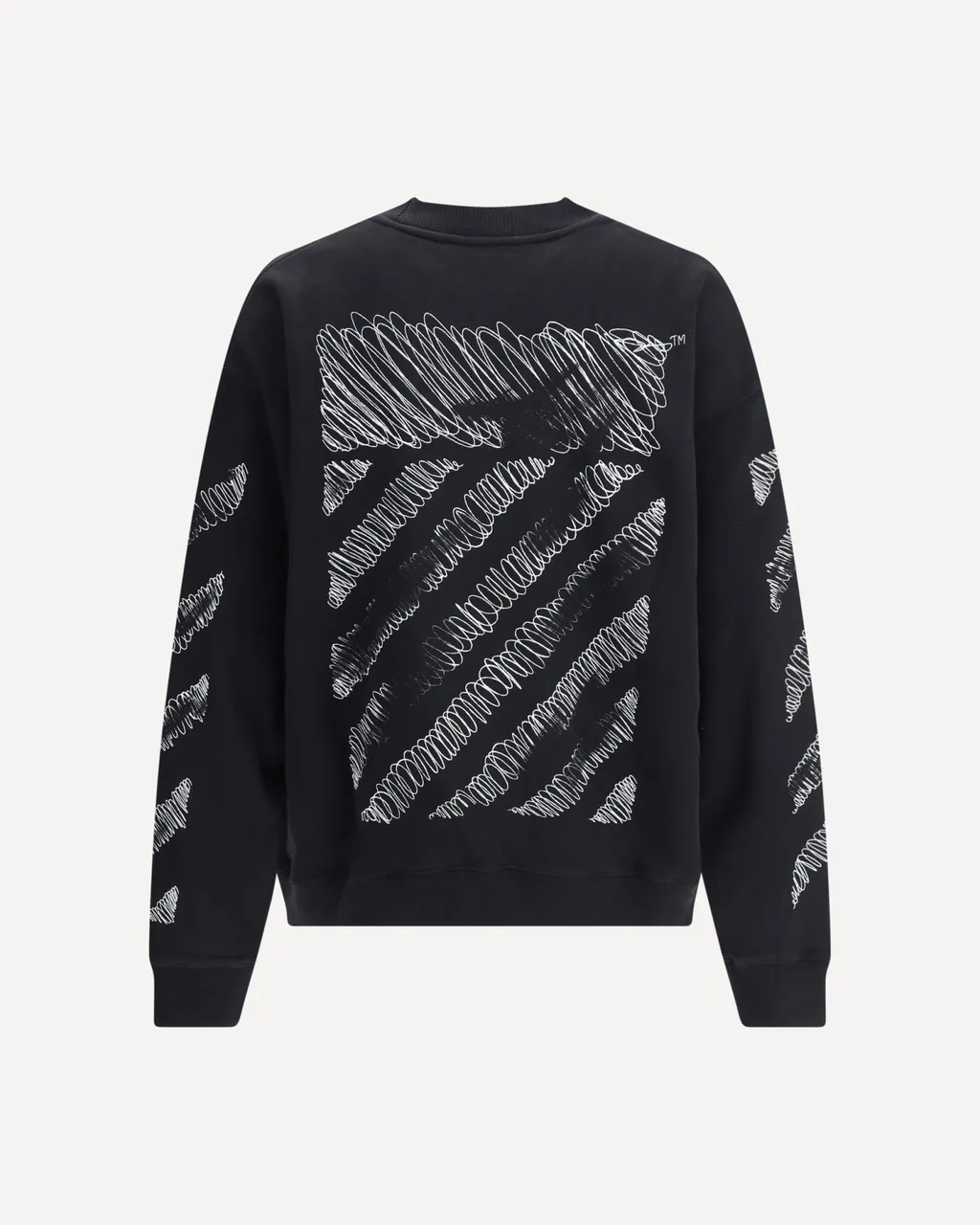 Scribble Diagram Crewneck Sweatshirt