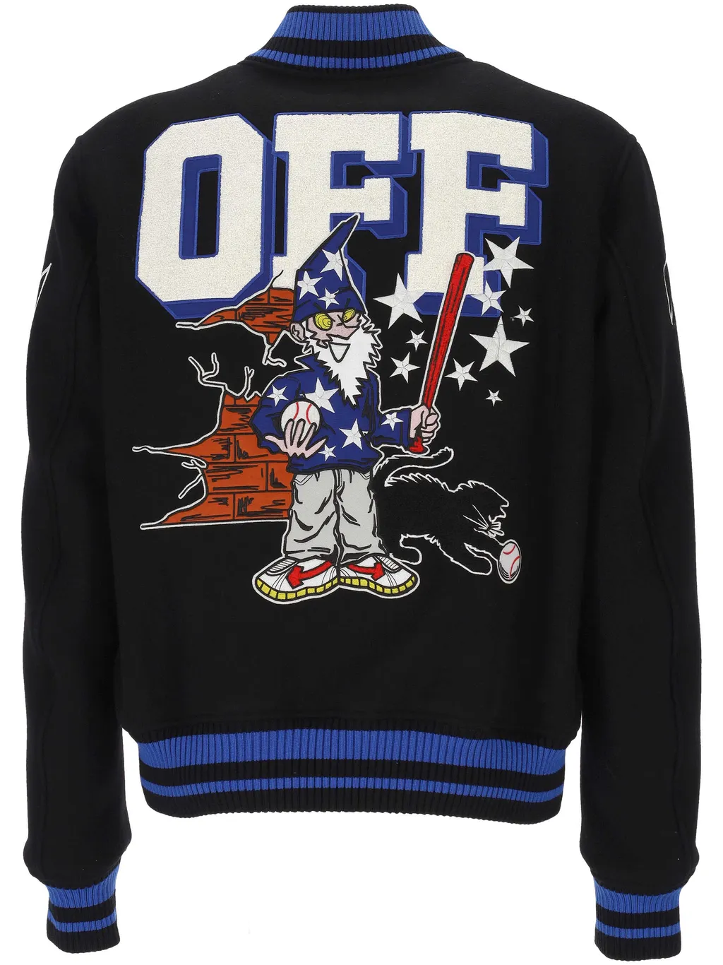 Logo Patch Bomber Jacket