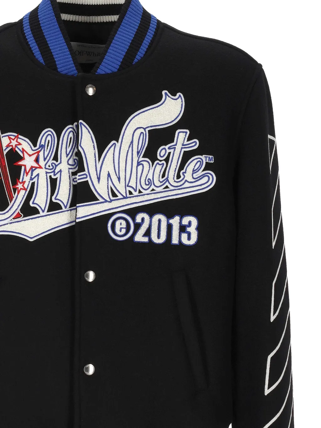 Logo Patch Bomber Jacket