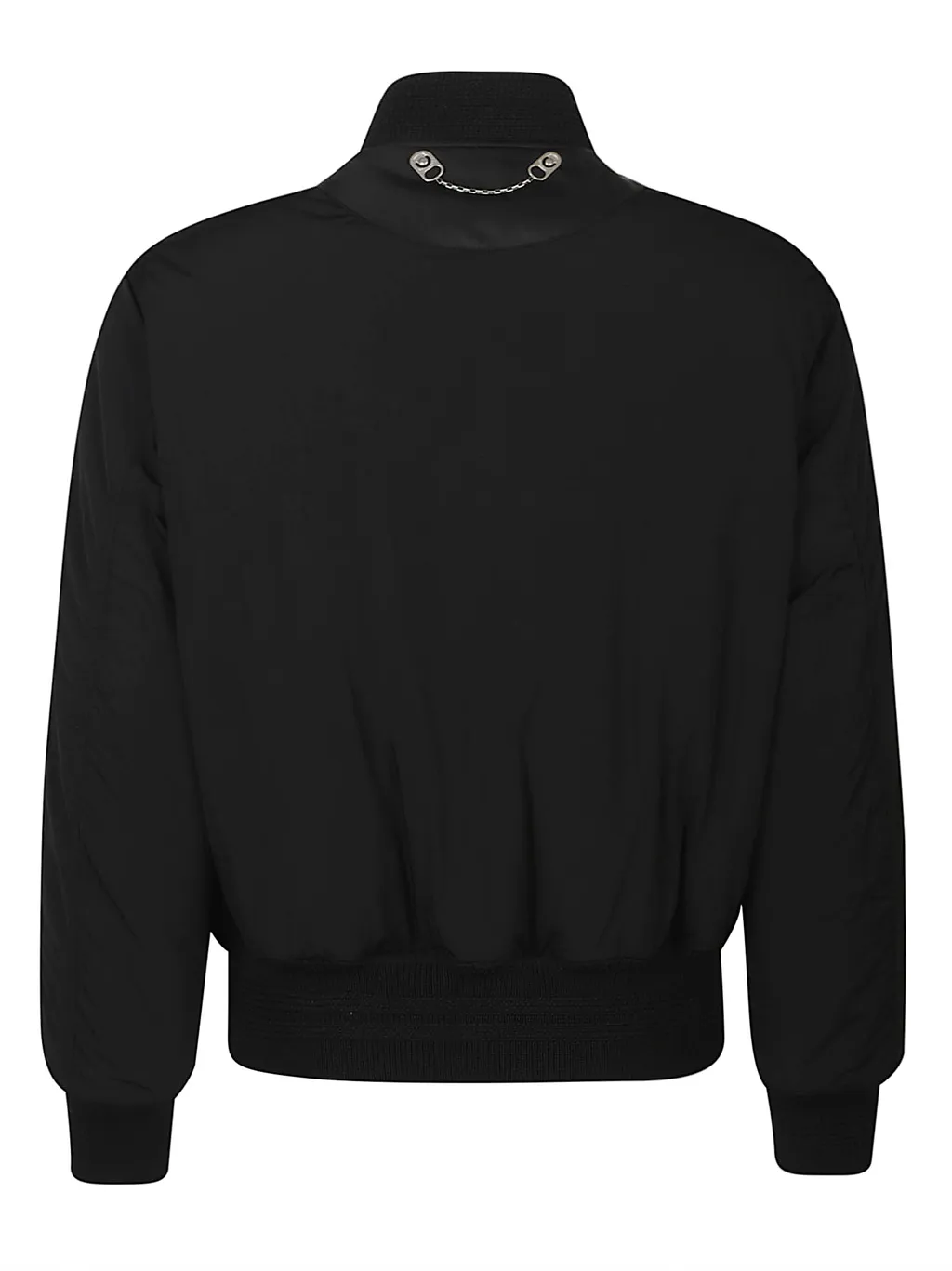 Zip-Detailed Bomber Jacket
