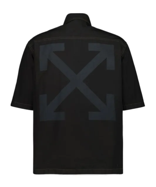 Zip-Up Short-Sleeved Shirt