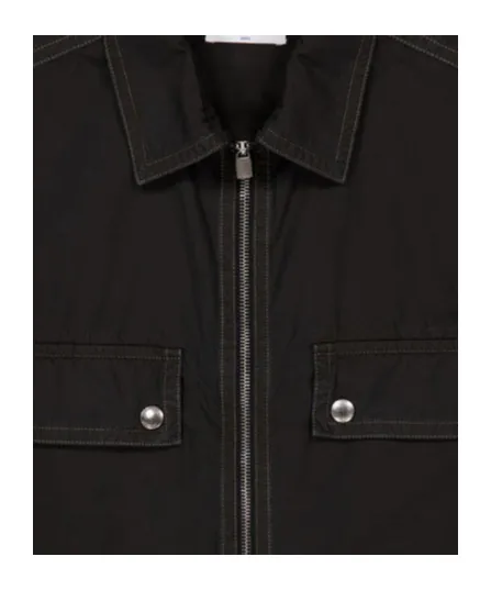 Zip-Up Short-Sleeved Shirt