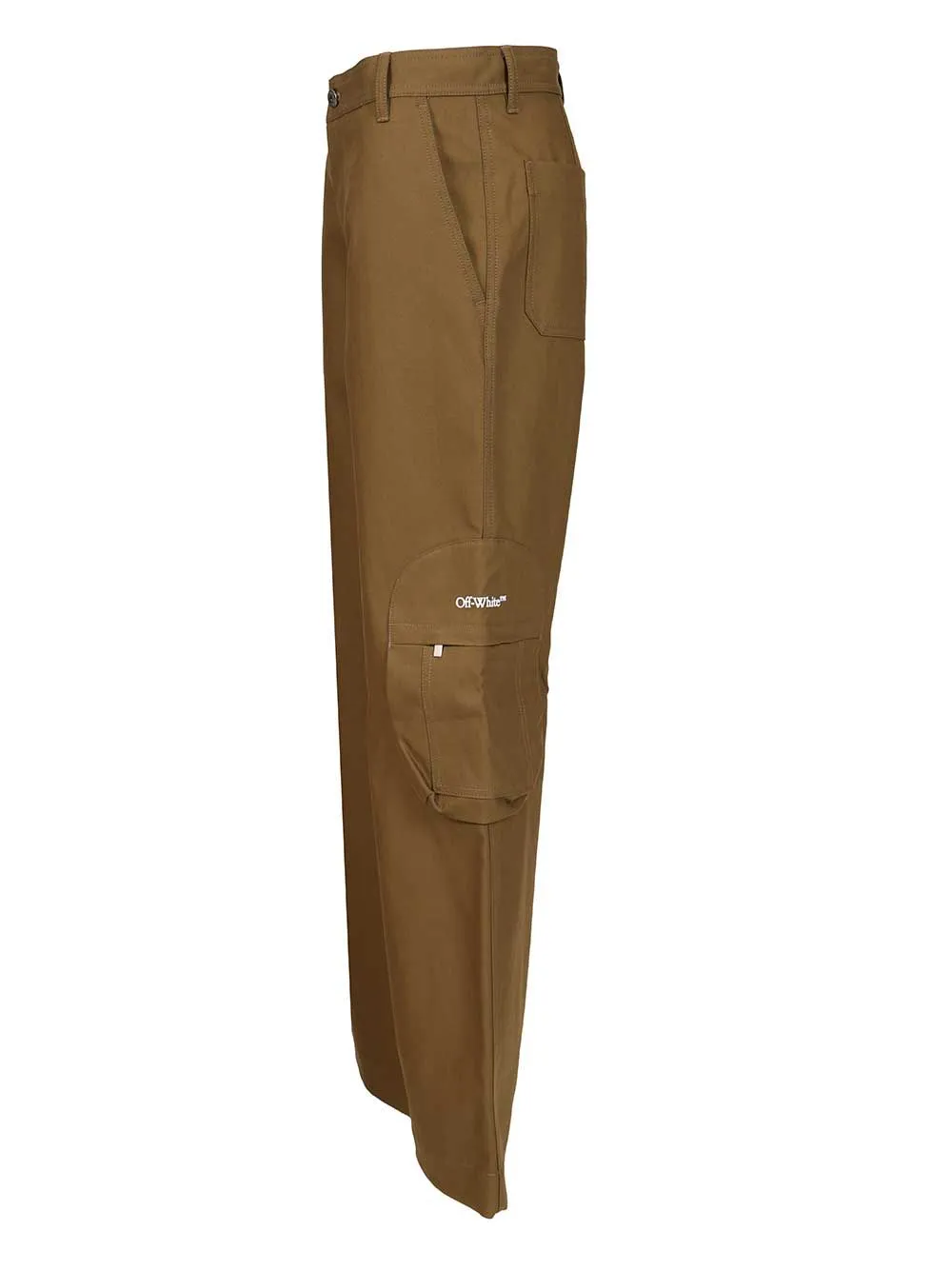 Logo Embroidered Cargo Pants