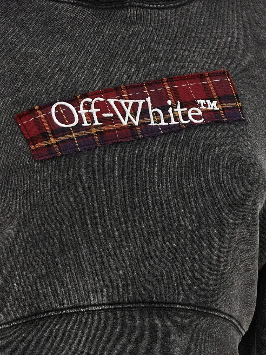 Logo Embroidered Drawstring Hoodie