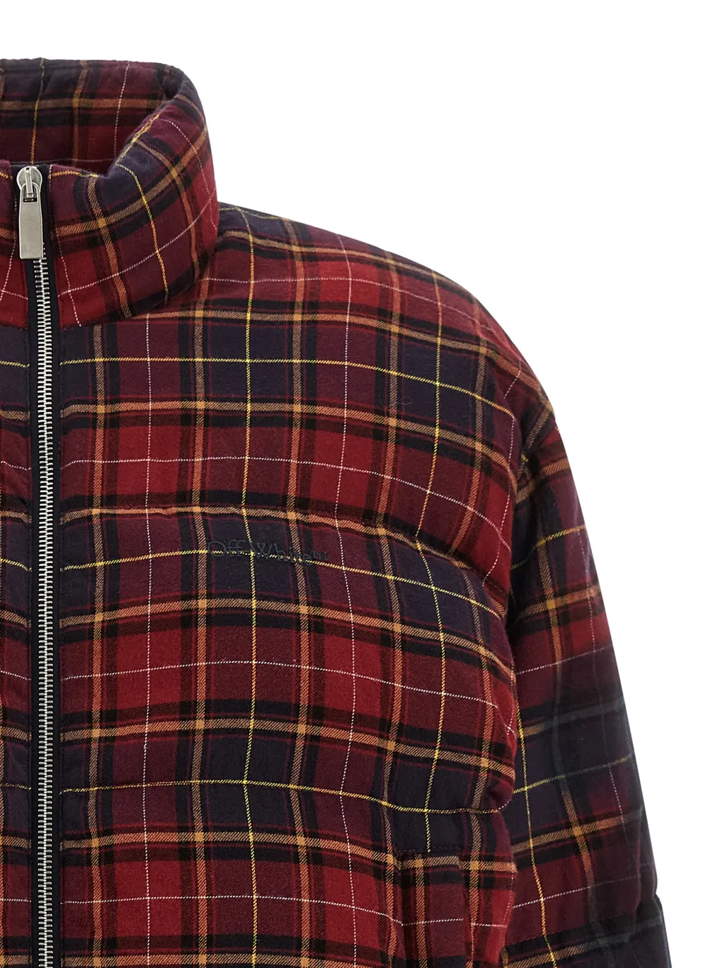 Checked Zip-Up Jacket