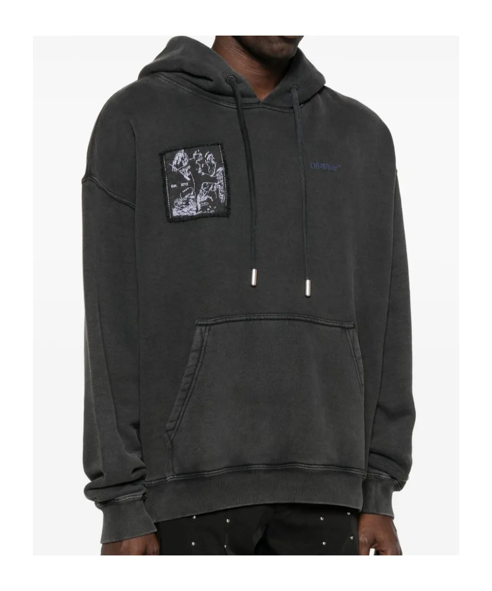 Graphic-Print Hoodie