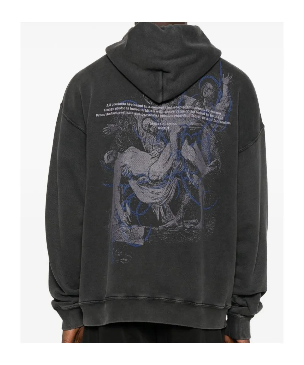Graphic-Print Hoodie