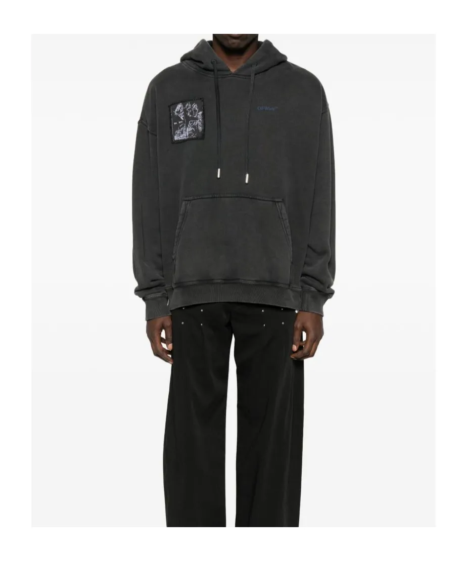 Graphic-Print Hoodie
