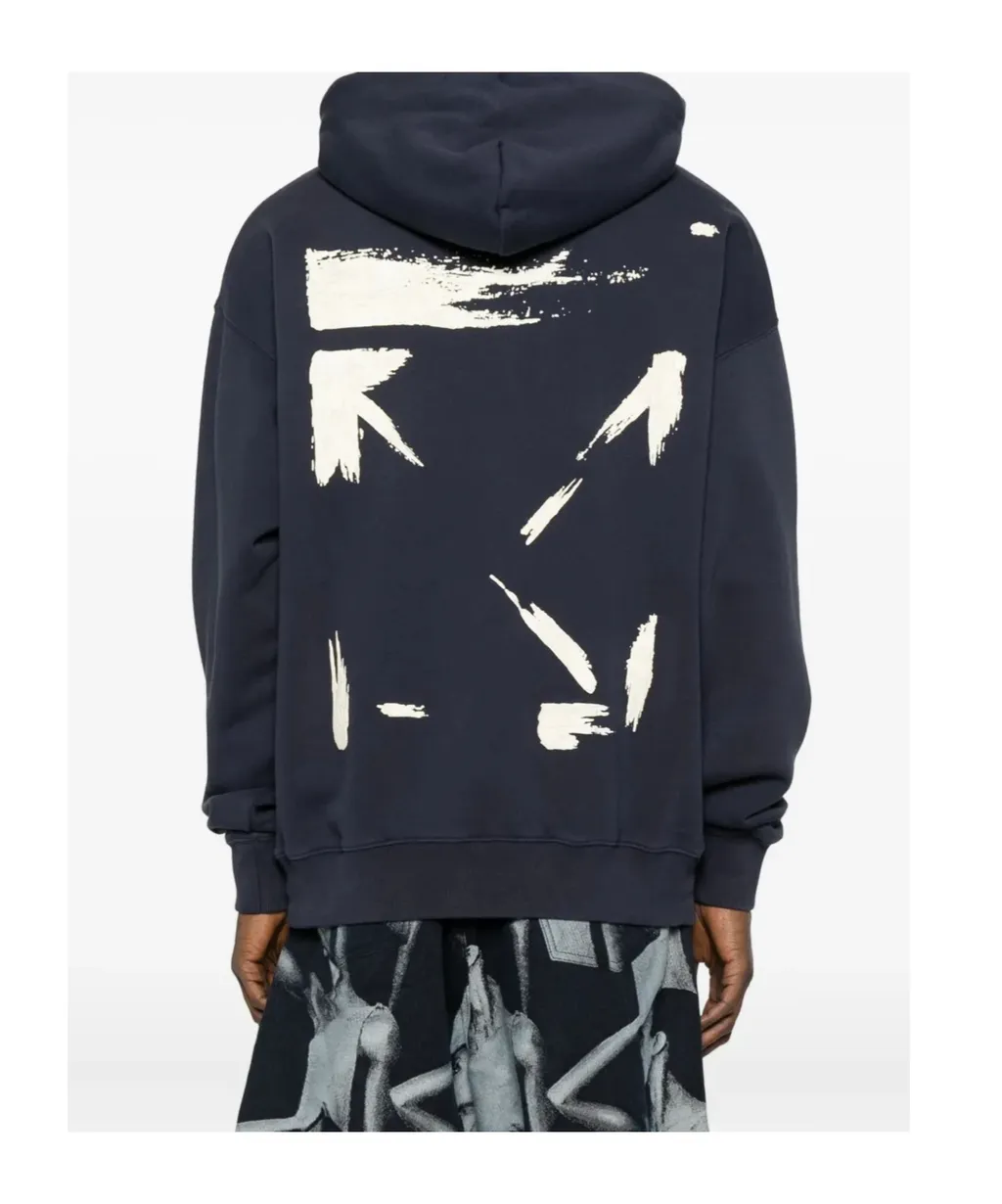 Logo Printed Drawstring Hoodie