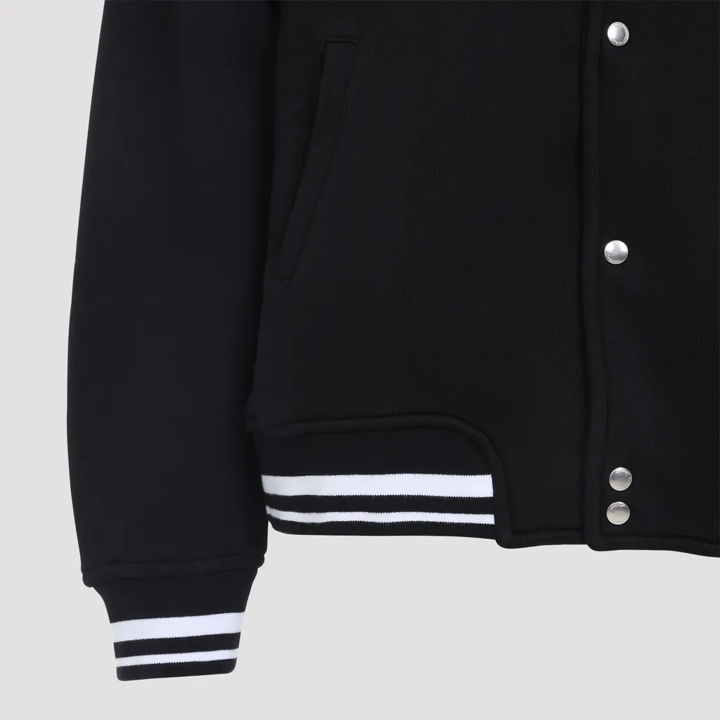 Logo Patch Button-Up Jacket