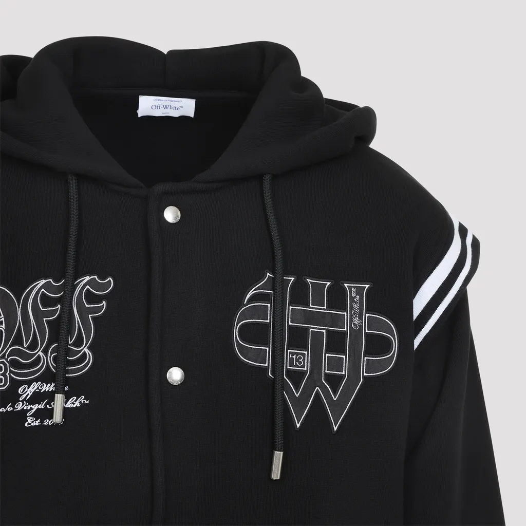 Logo Patch Button-Up Jacket