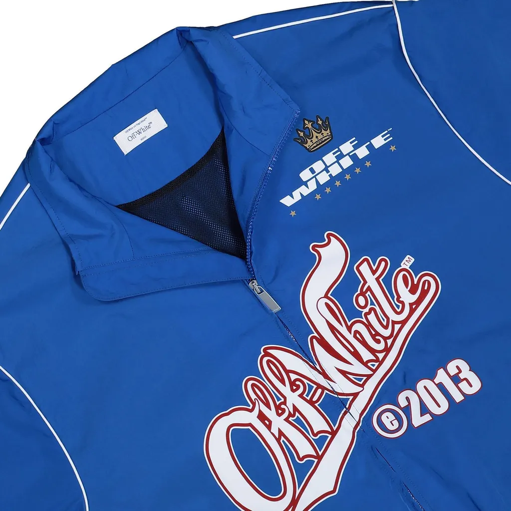 Logo Printed Zip-Up Jacket