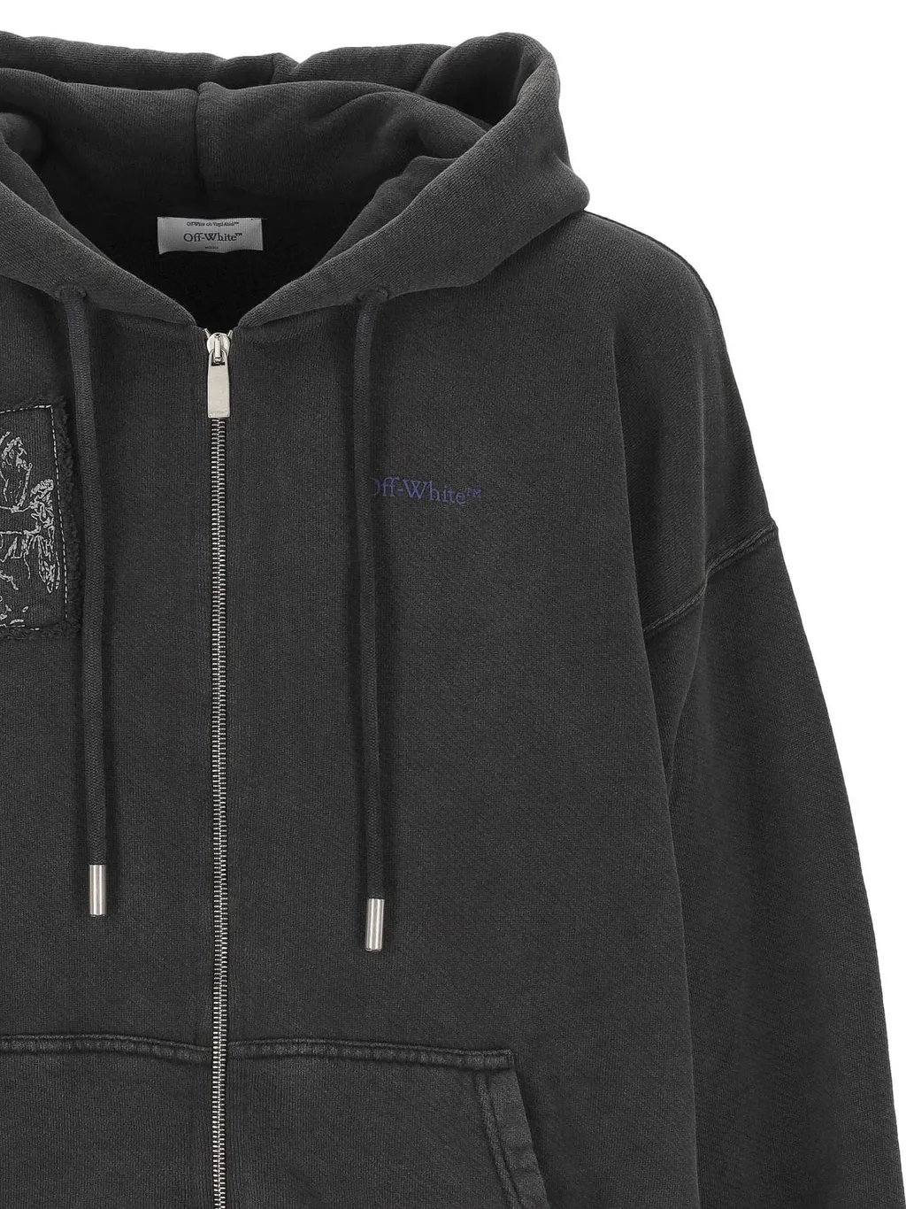Zip-Up Drawstring Hoodie