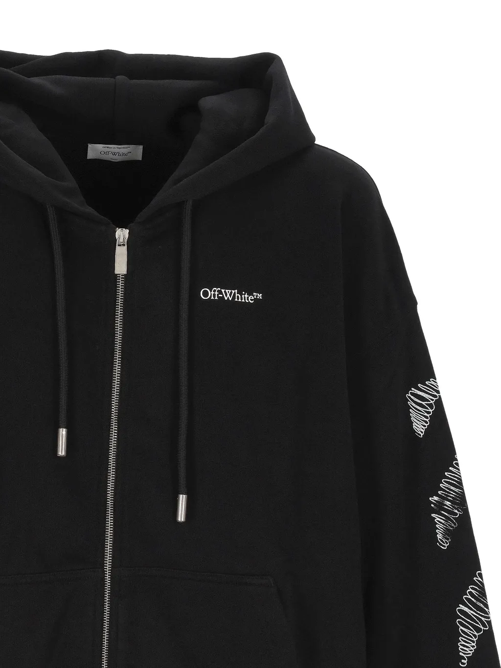 Zip-Up Drawtring Hoodie