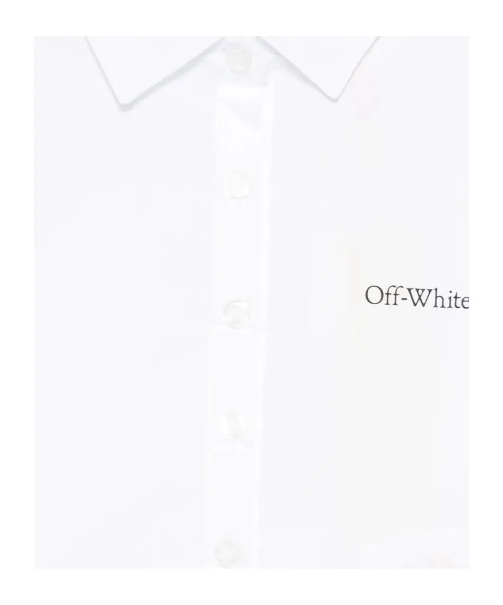 Arrow-Print Cropped Shirt