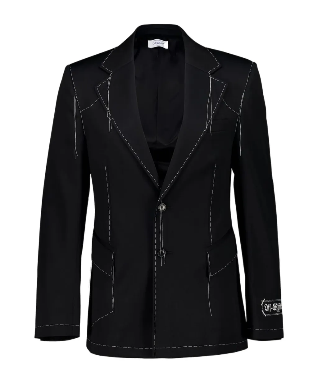 Stitch Single-Breasted Blazer