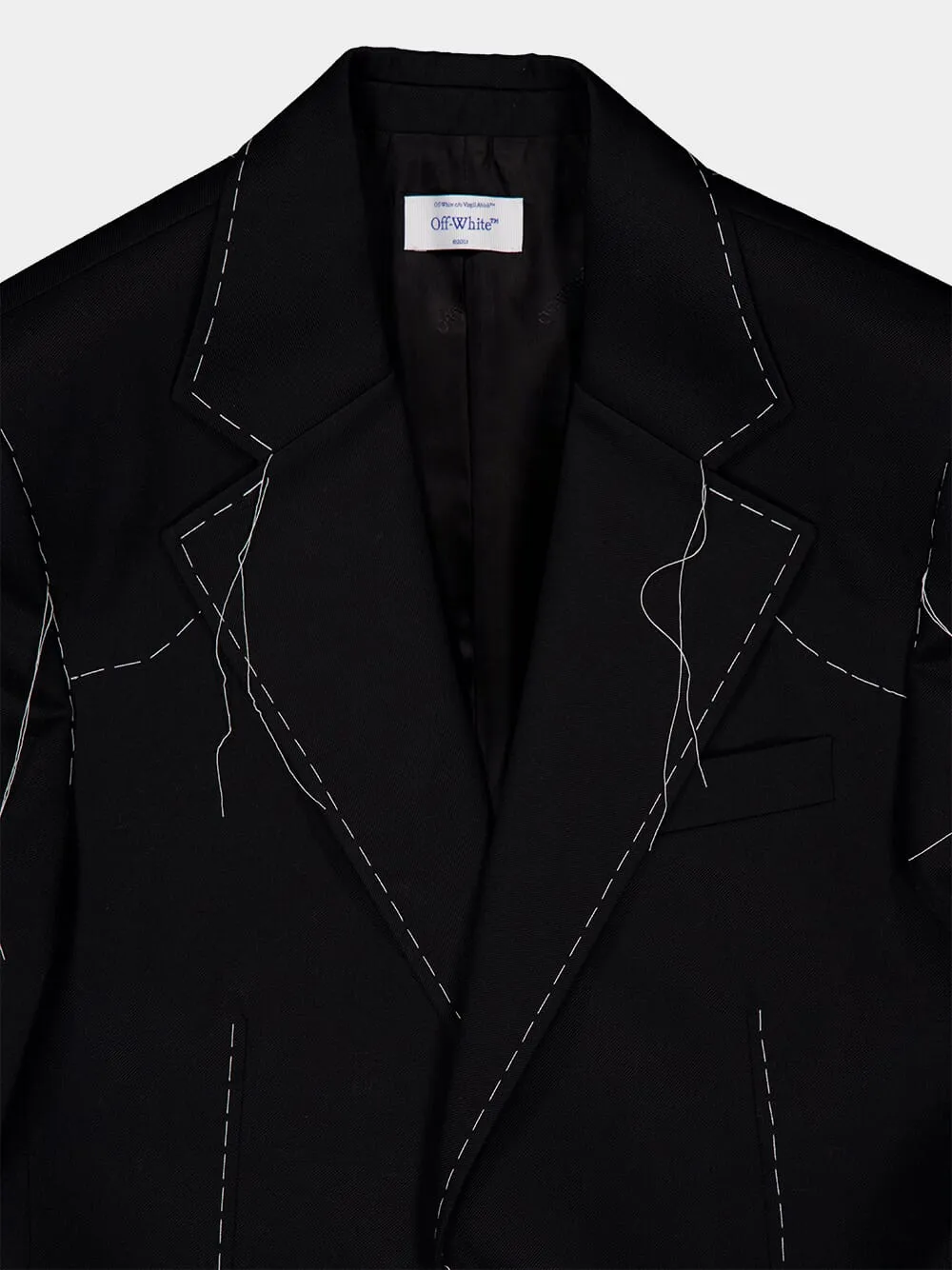 Stitch Single-Breasted Blazer
