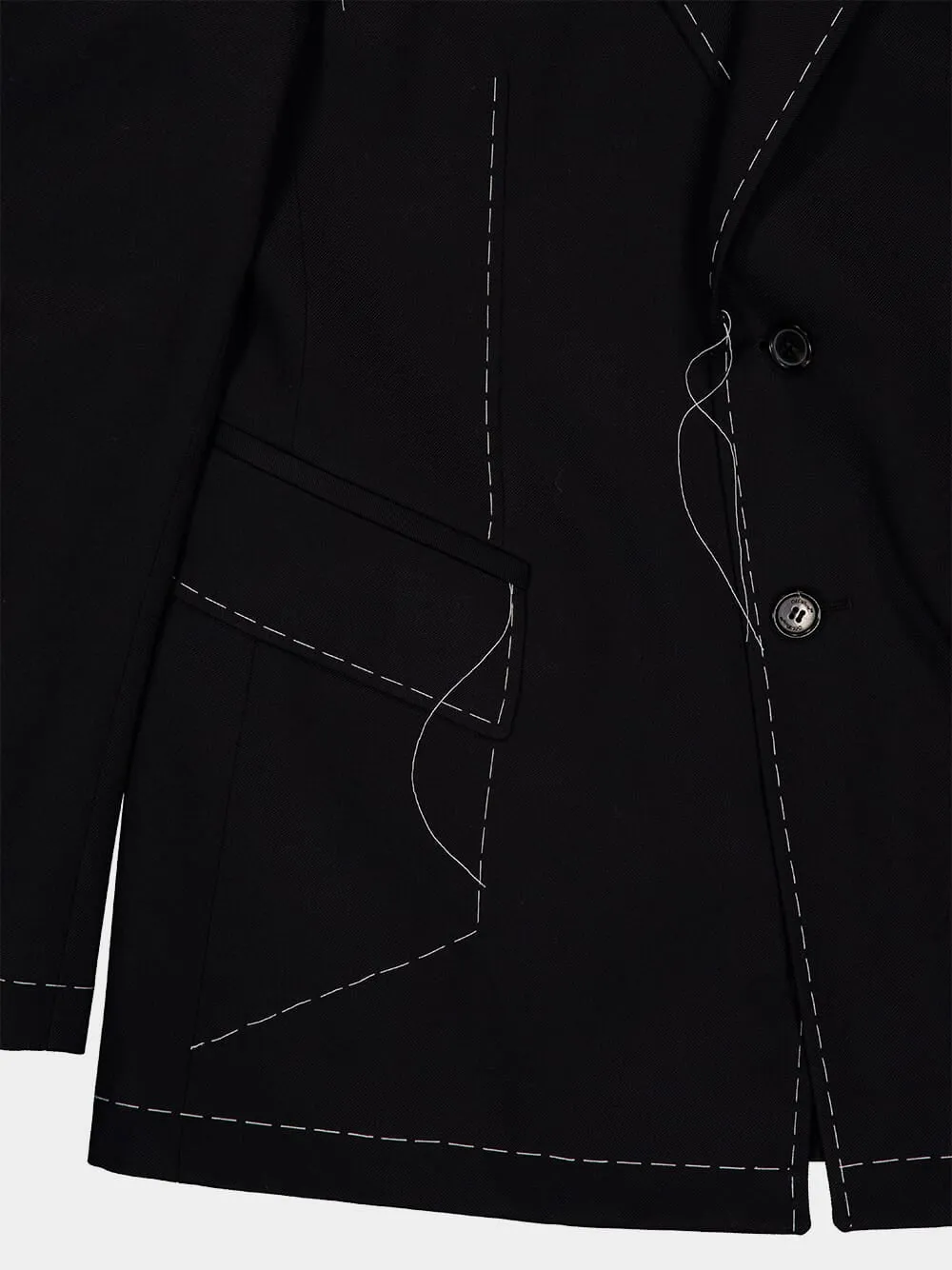 Stitch Single-Breasted Blazer