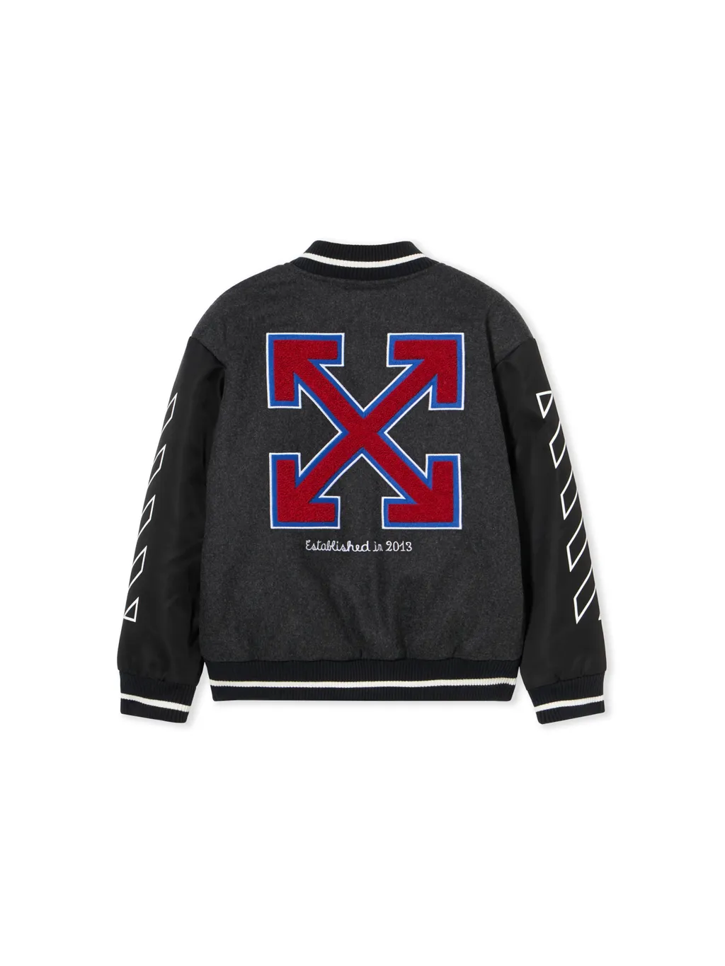 Arrow Motif Button-Up Jacket