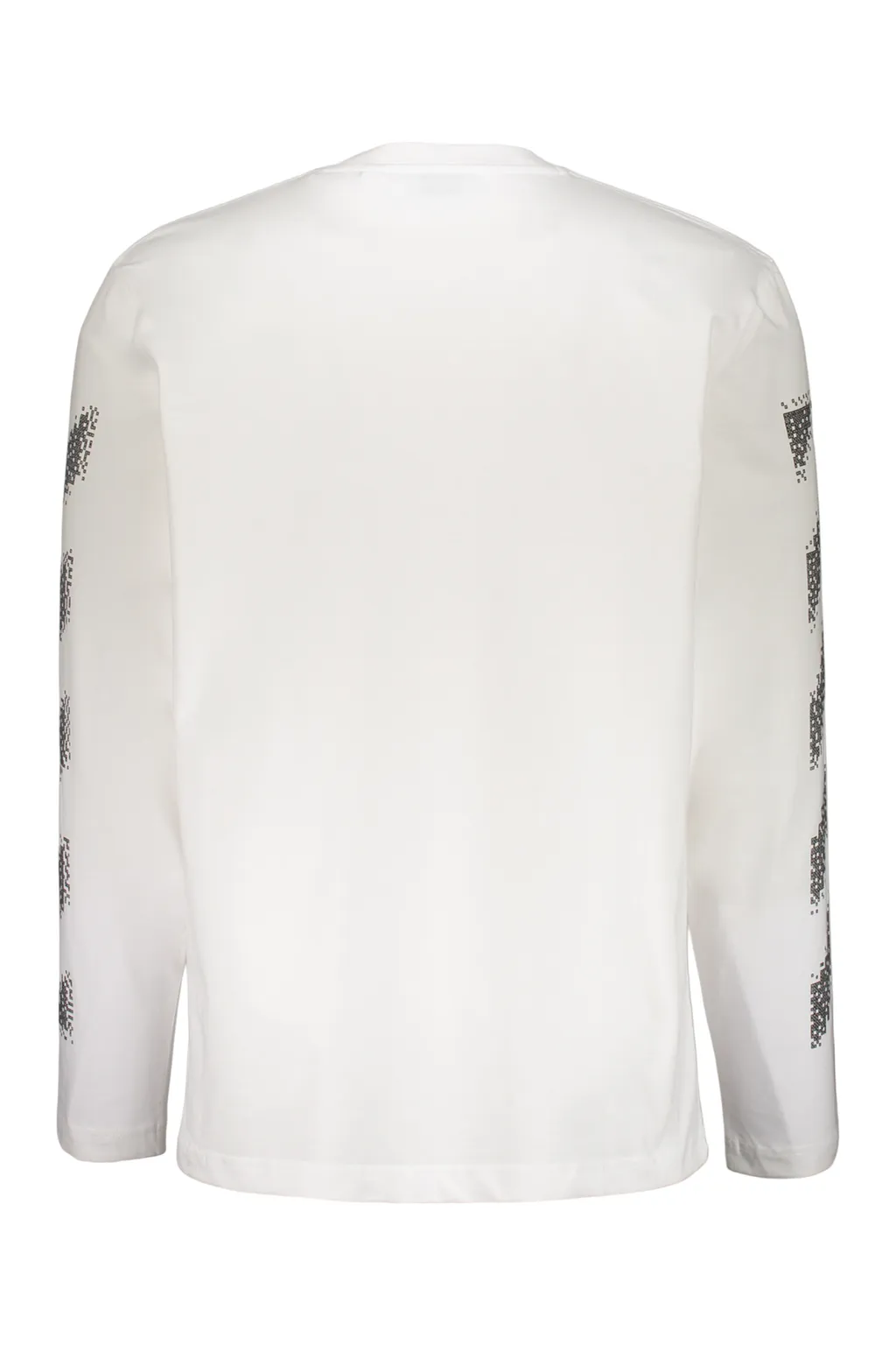 Diagonal-Stripe Long-Sleeves T-Shirt