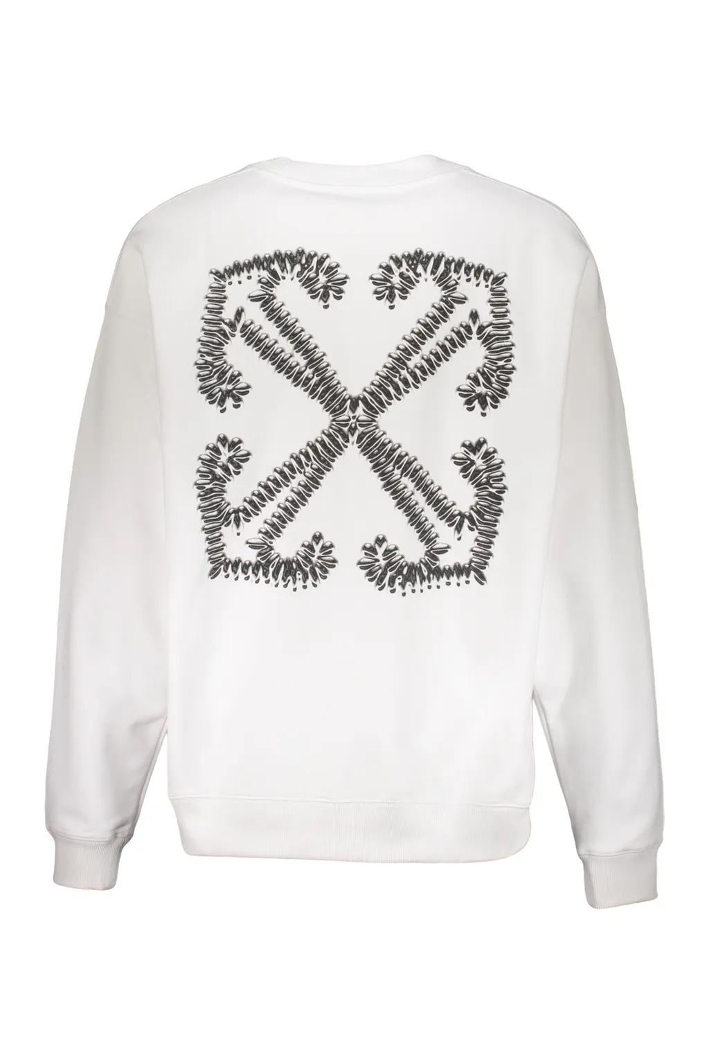 Long-Sleeve Round-Collar Sweatshirt