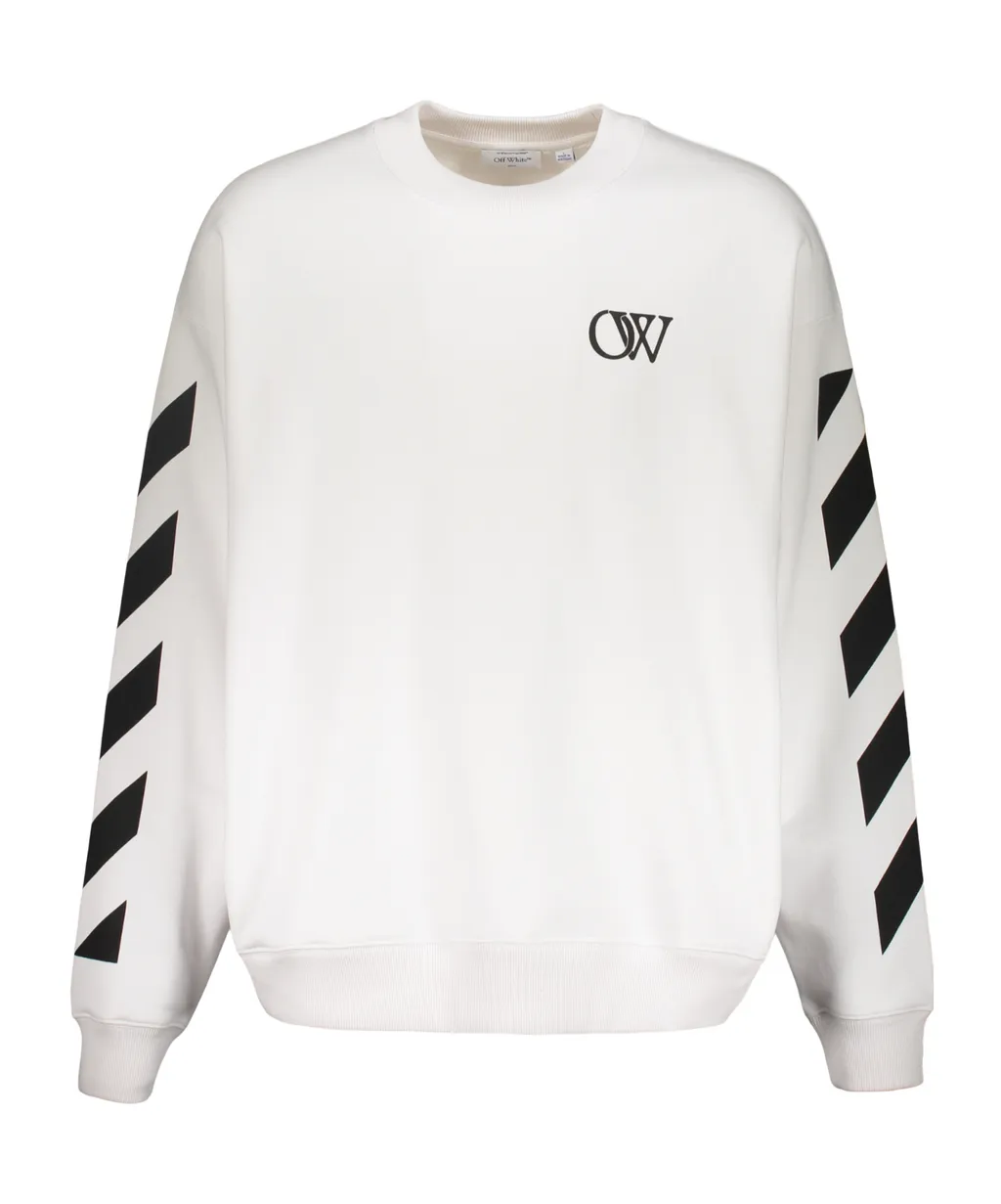 Diagonal Stripes Sweatshirt