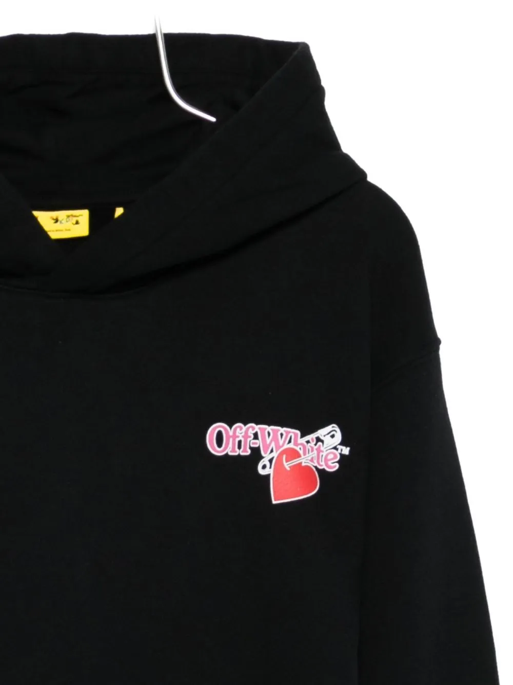 Heart-Safety Pin Hoodie