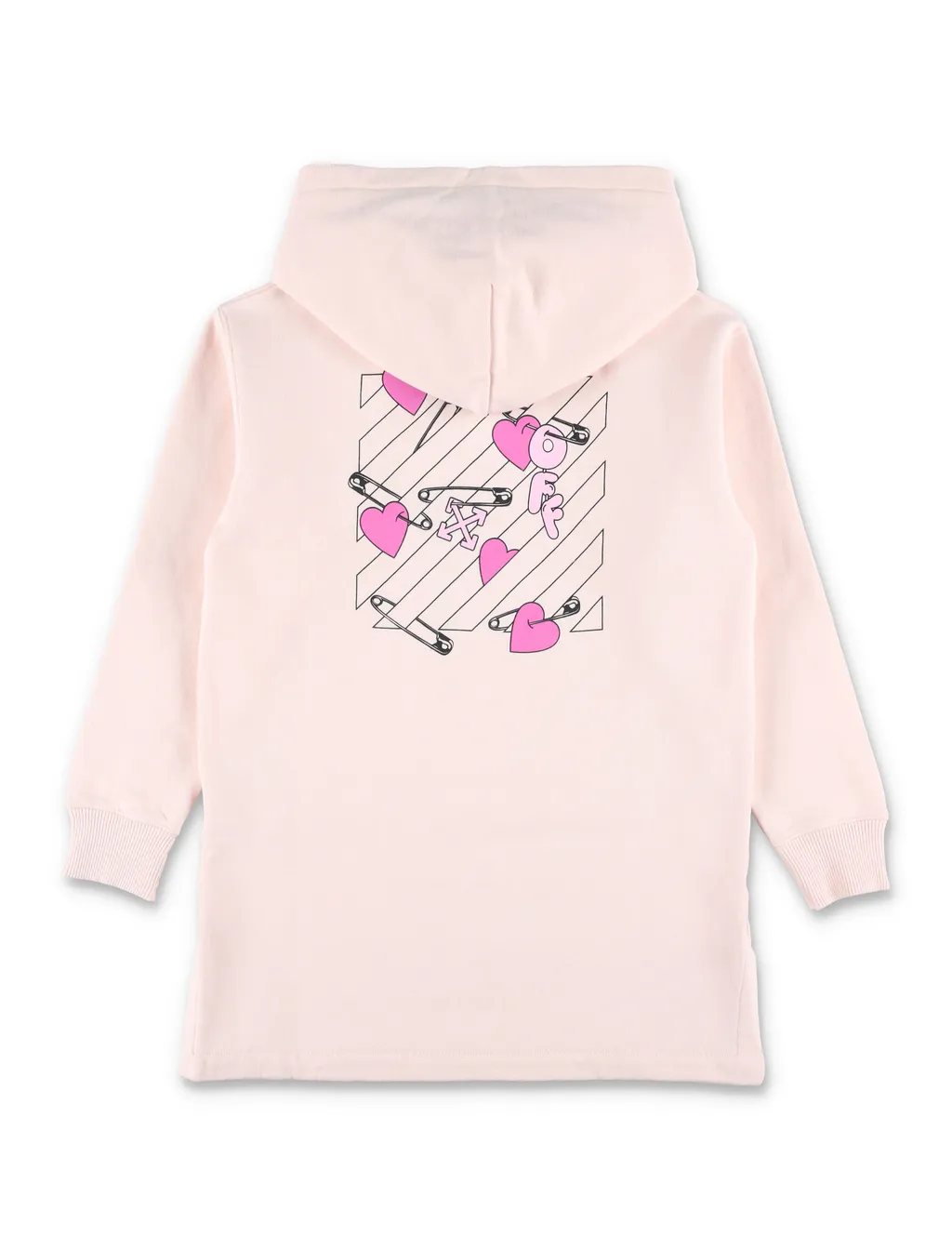 Pop Heart Printed Hooded Dress