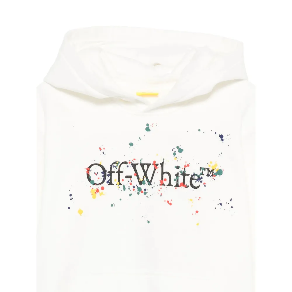 Kids Long Sleeved Paint-Splatter Hoodie