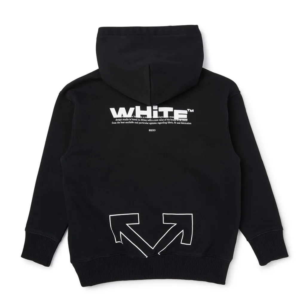 Logo Printed Fleece Hoodie
