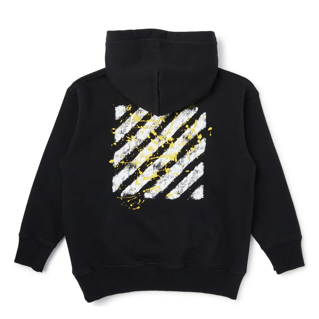 Logo Printed Long-Sleeved Hoodie