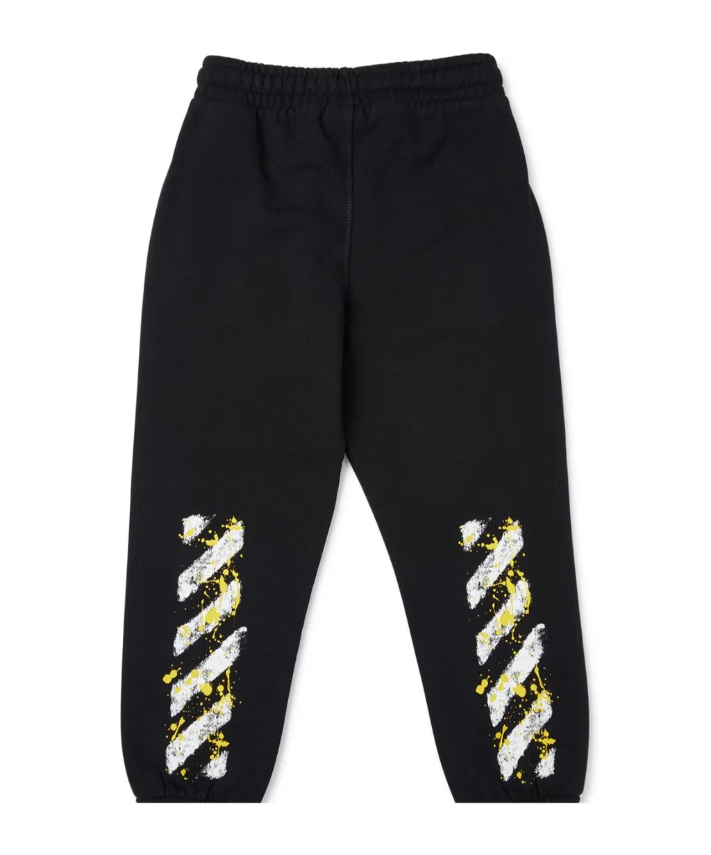Logo Printed Drawstring Trousers