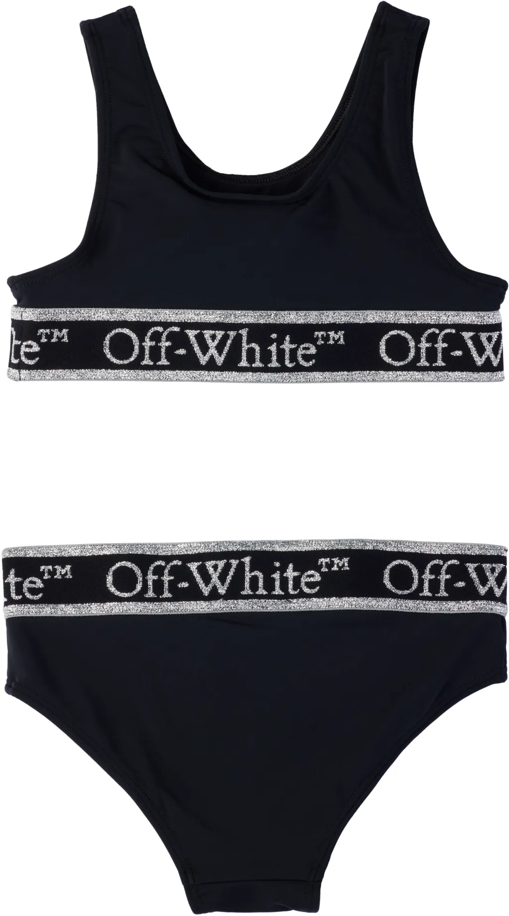 Logo-Band Sleeveless Bikini Set