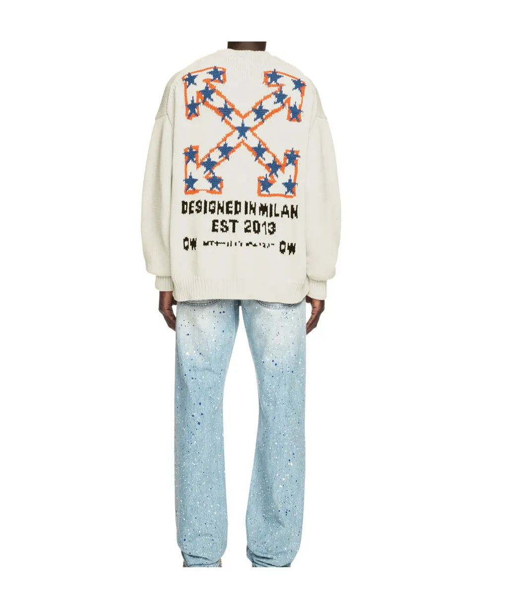 Starry Arrow Knitted Jumper