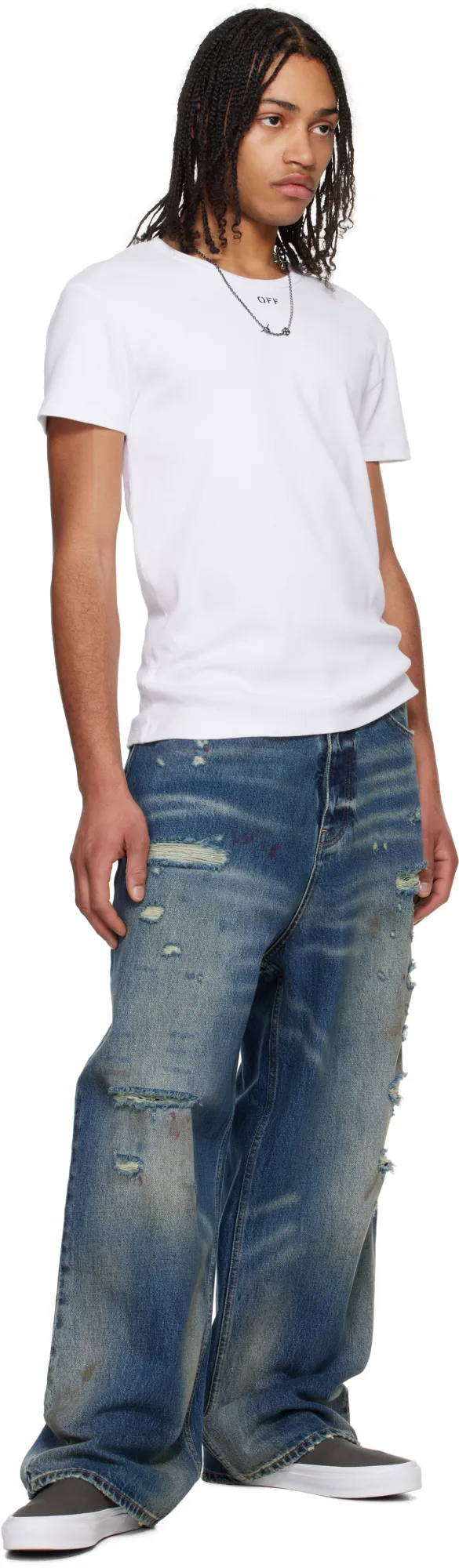 Off-Stamp Ribbed T-Shirt