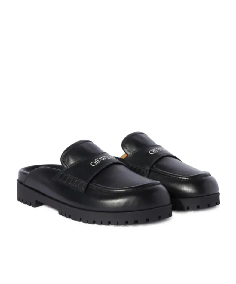 Chicago Logo Printed Loafers