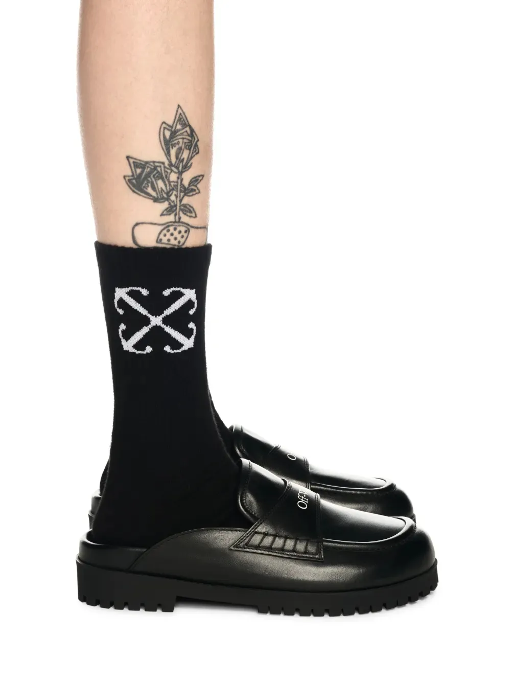 Chicago Logo Printed Loafers