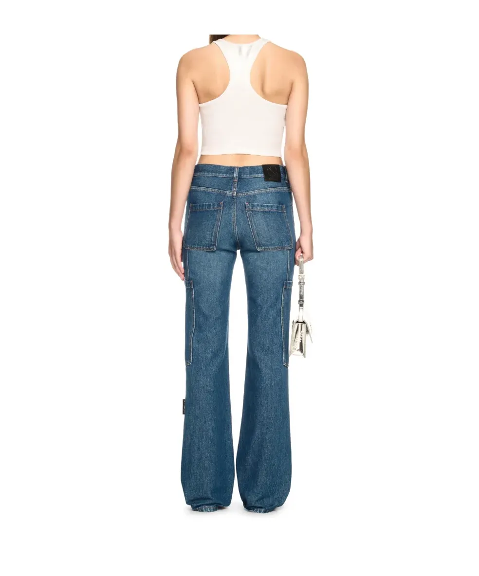 Straight-Leg Cargo Jeans