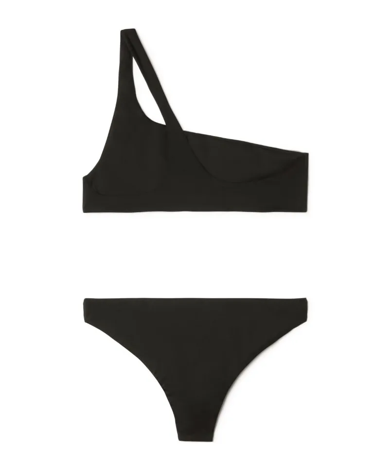 Stamp One-Shoulder Bikini