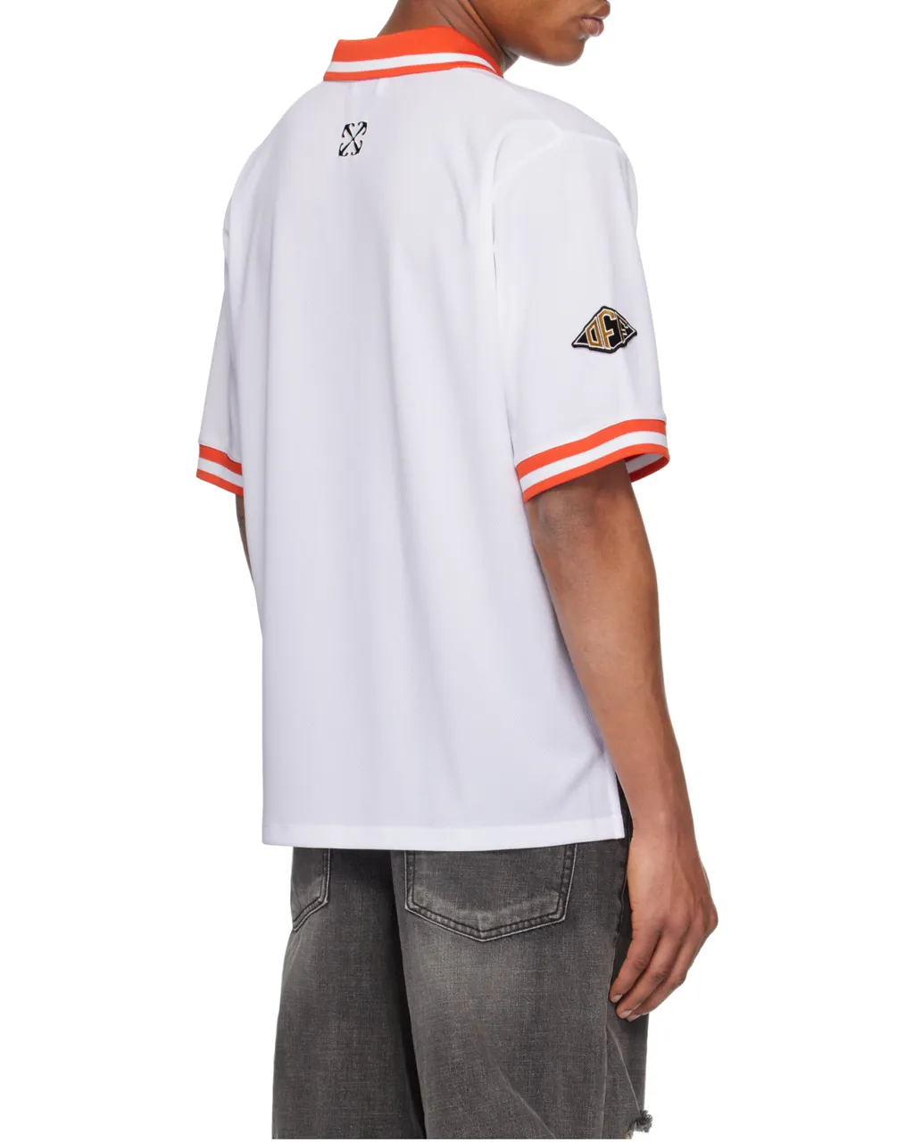 Logo Printed V-Neck T-Shirt
