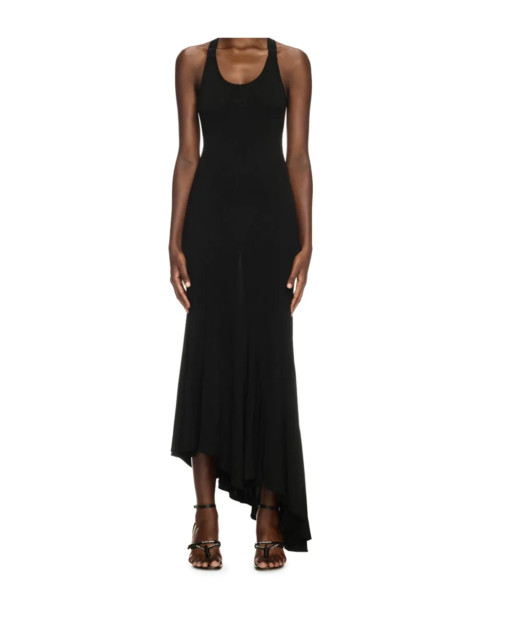 Cut-Out Asymmetric Dress