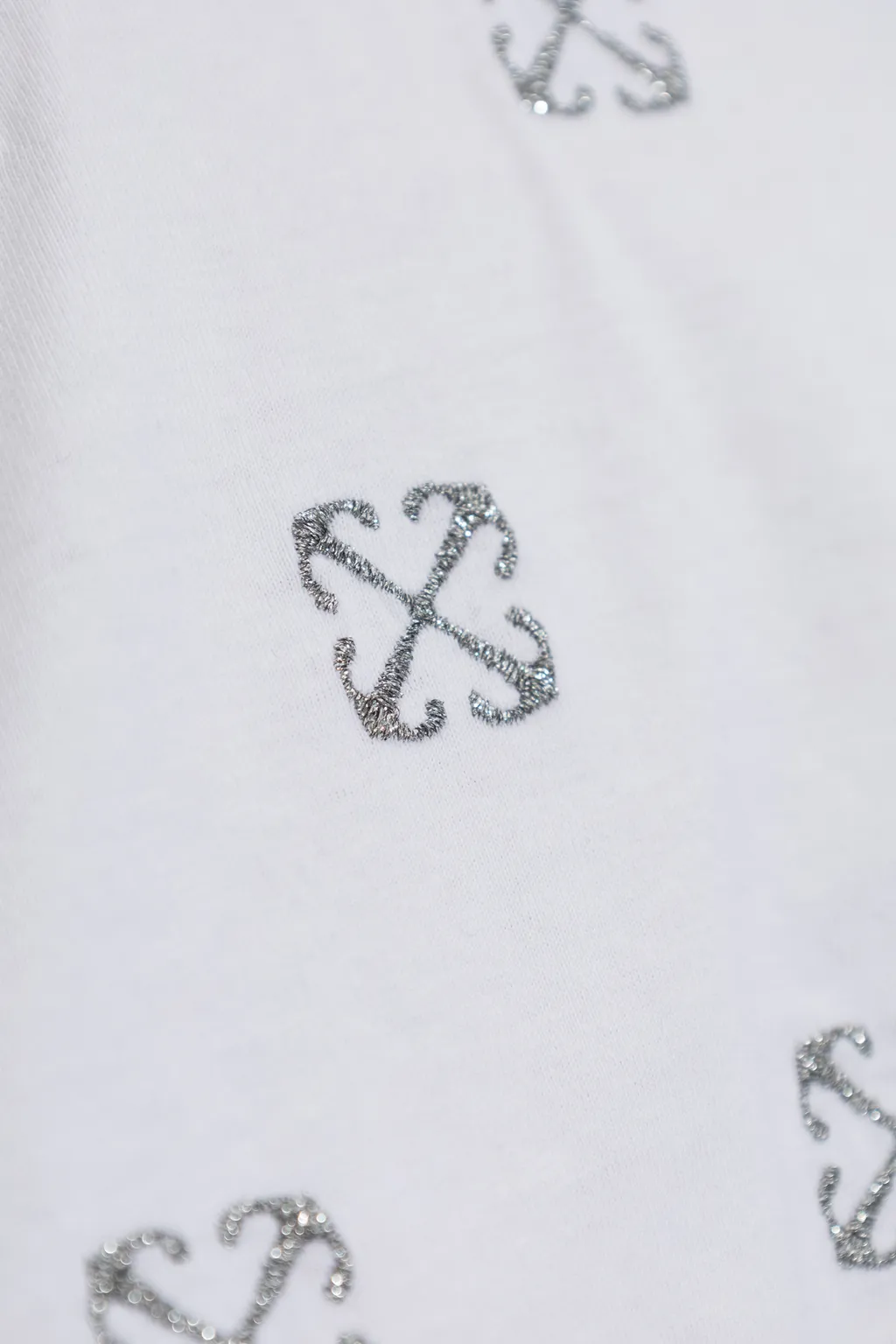 All-Over Logo Cropped T-Shirt