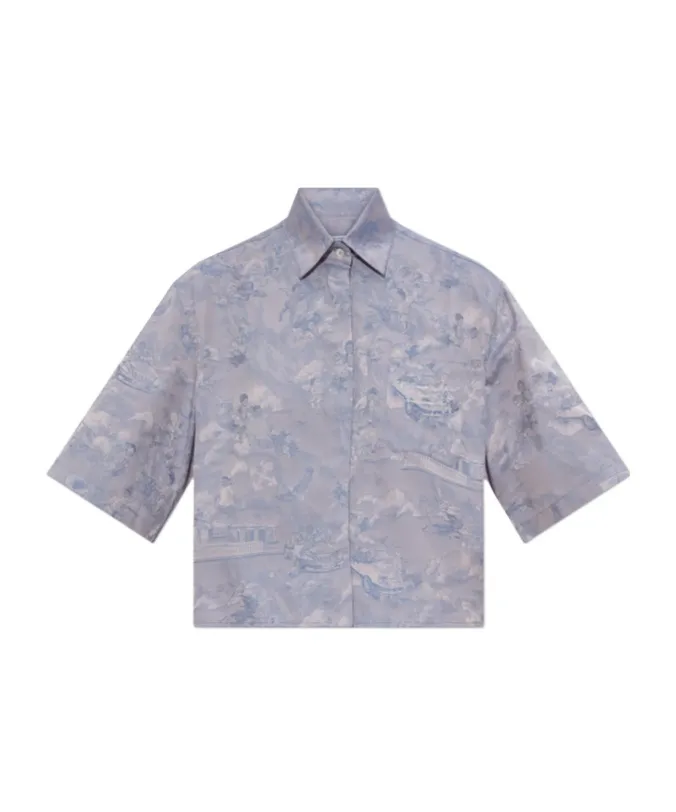 Patterned Short-Sleeve Shirt