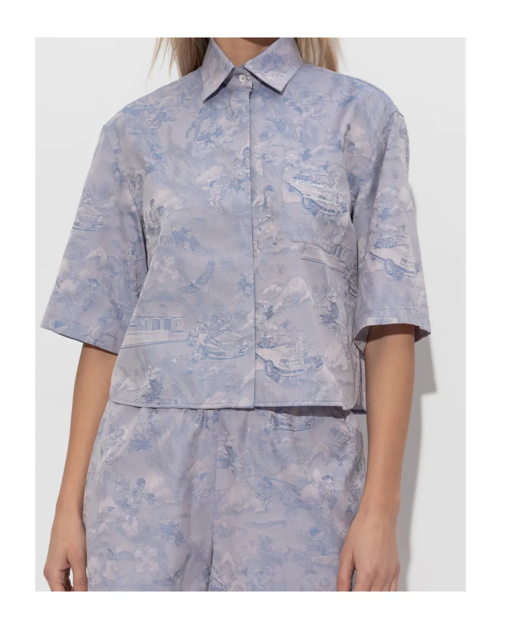 Patterned Short-Sleeve Shirt