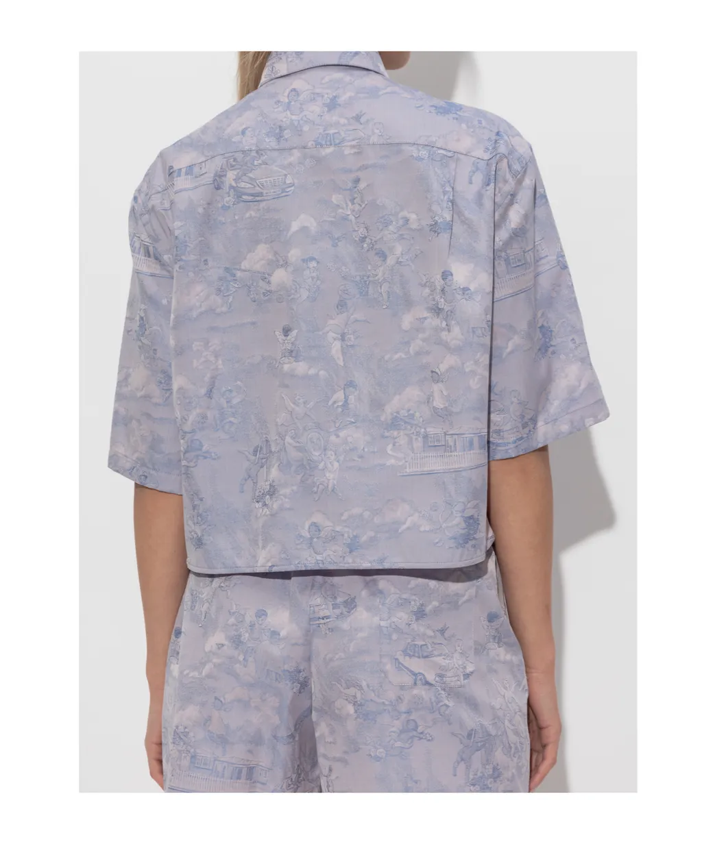Patterned Short-Sleeve Shirt