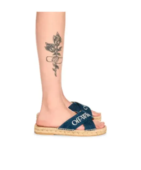 Logo Detailed Cross-Over Sandals