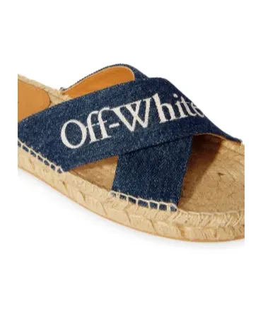 Logo Detailed Cross-Over Sandals