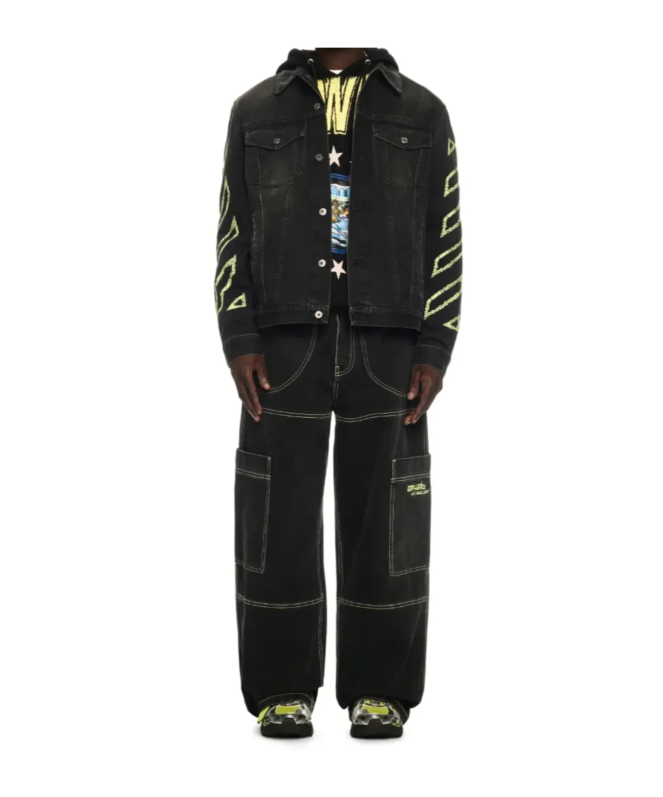 Arrow Outline Denim Jacket