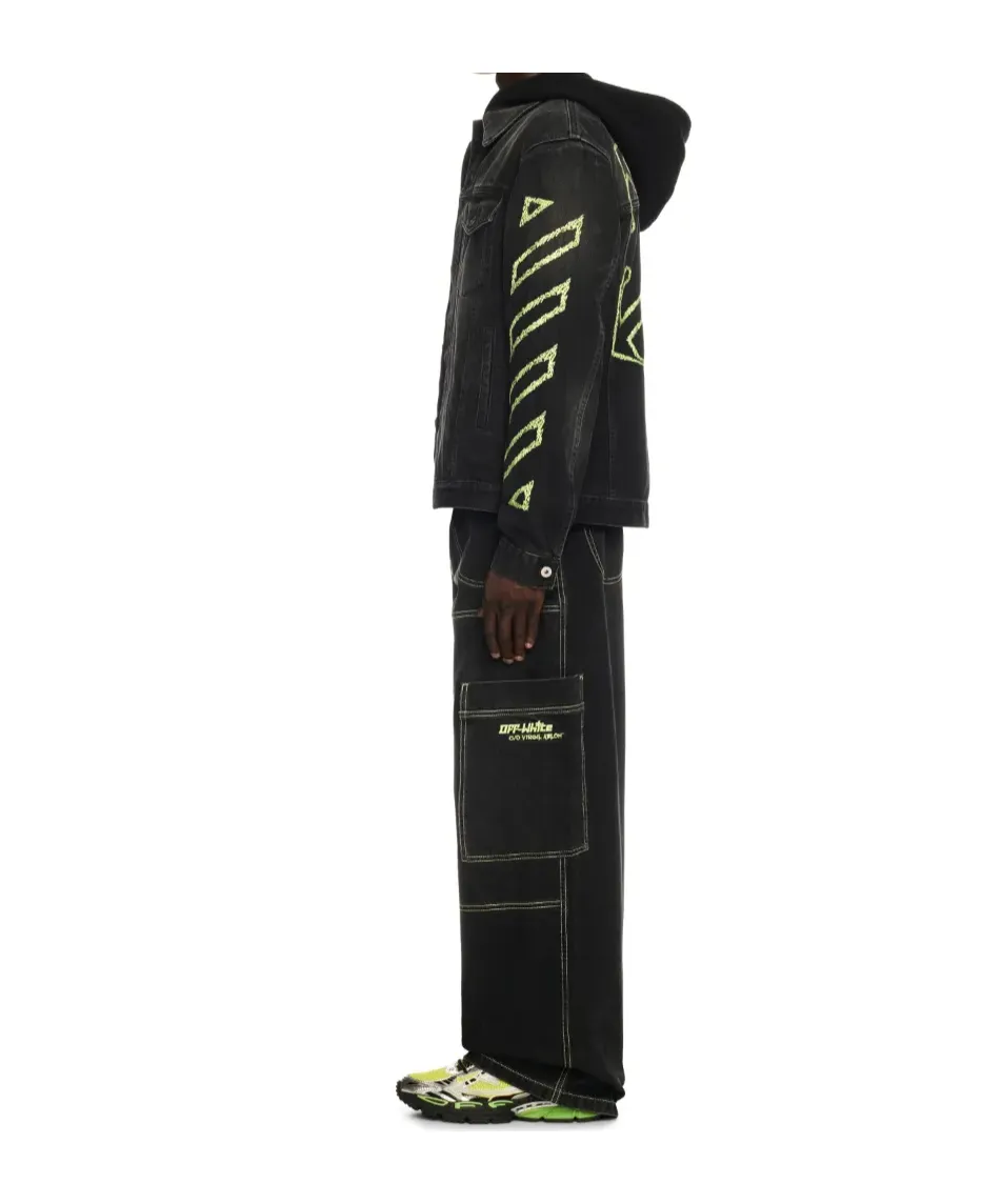 Arrow Outline Denim Jacket