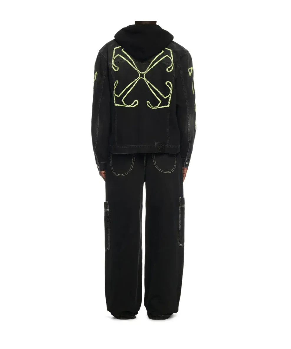 Arrow Outline Denim Jacket